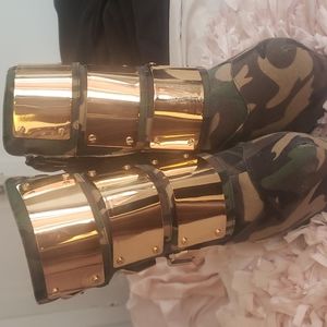 Army Camo Print Stilletos